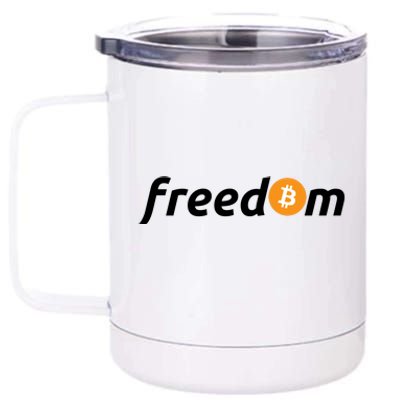 Freedom Bitcoin Crypto 12 oz Stainless Steel Tumbler Cup