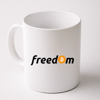 Freedom Bitcoin Crypto Coffee Mug