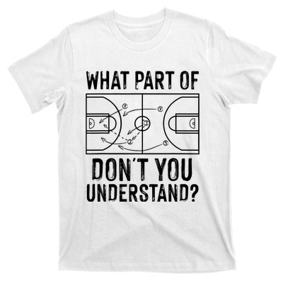 Funny Basketball Coach Design Men Women Ball Game Trainers T-Shirt