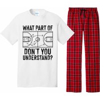 Funny Basketball Coach Design Men Women Ball Game Trainers Pajama Set