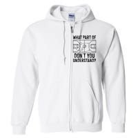 Funny Basketball Coach Design Men Women Ball Game Trainers Full Zip Hoodie