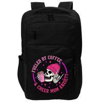 Fueled By Coffee & Cheer Mom Anxiety Impact Tech Backpack