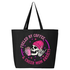 Fueled By Coffee & Cheer Mom Anxiety 25L Jumbo Tote