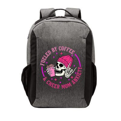 Fueled By Coffee & Cheer Mom Anxiety Vector Backpack