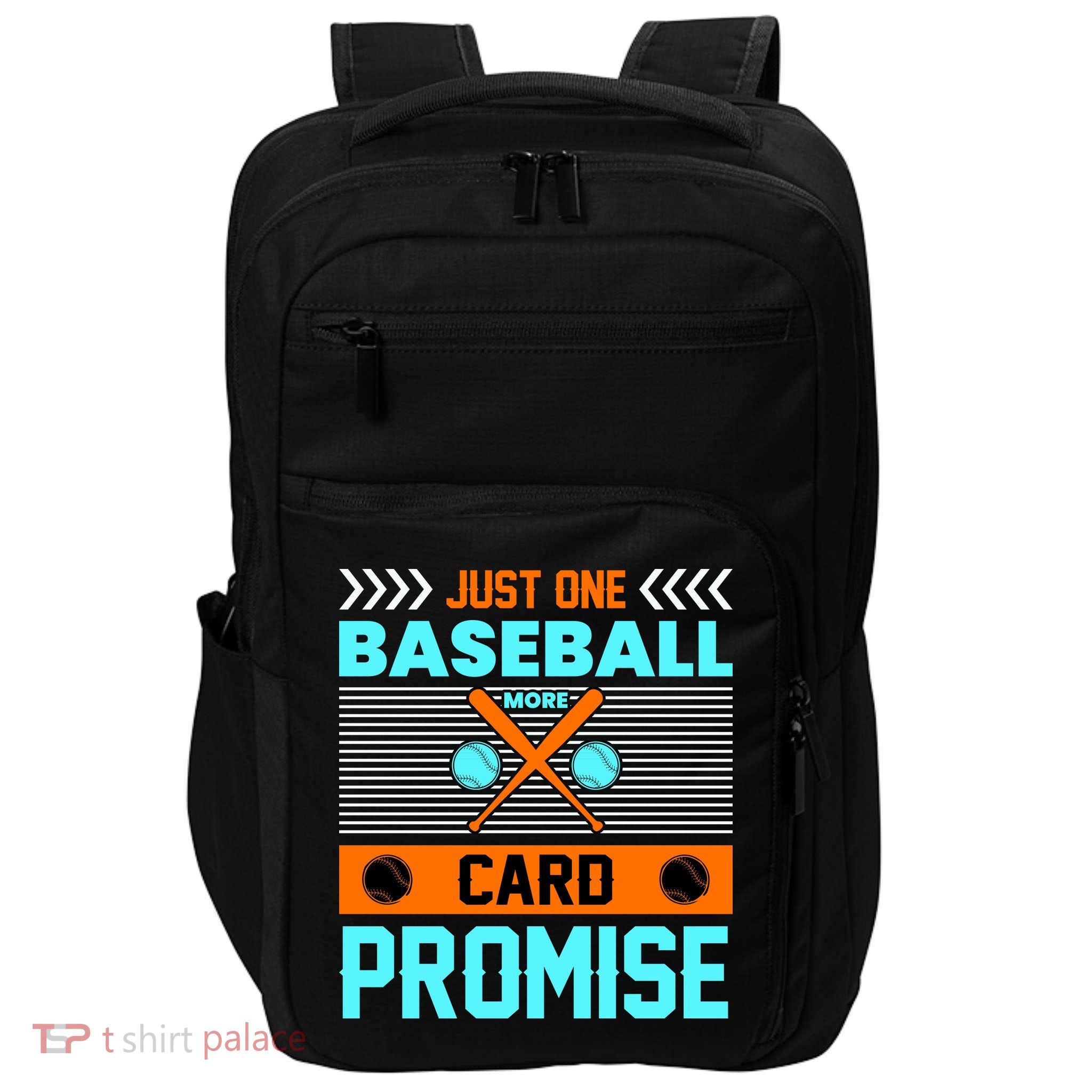 Funny Baseball Card Impact Tech Backpack