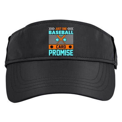 Funny Baseball Card Adult Drive Performance Visor