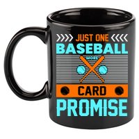 Funny Baseball Card 11oz C Handle Ceramic Mug