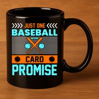 Funny Baseball Card 11oz C Handle Ceramic Mug