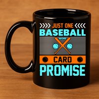 Funny Baseball Card 11oz C Handle Ceramic Mug