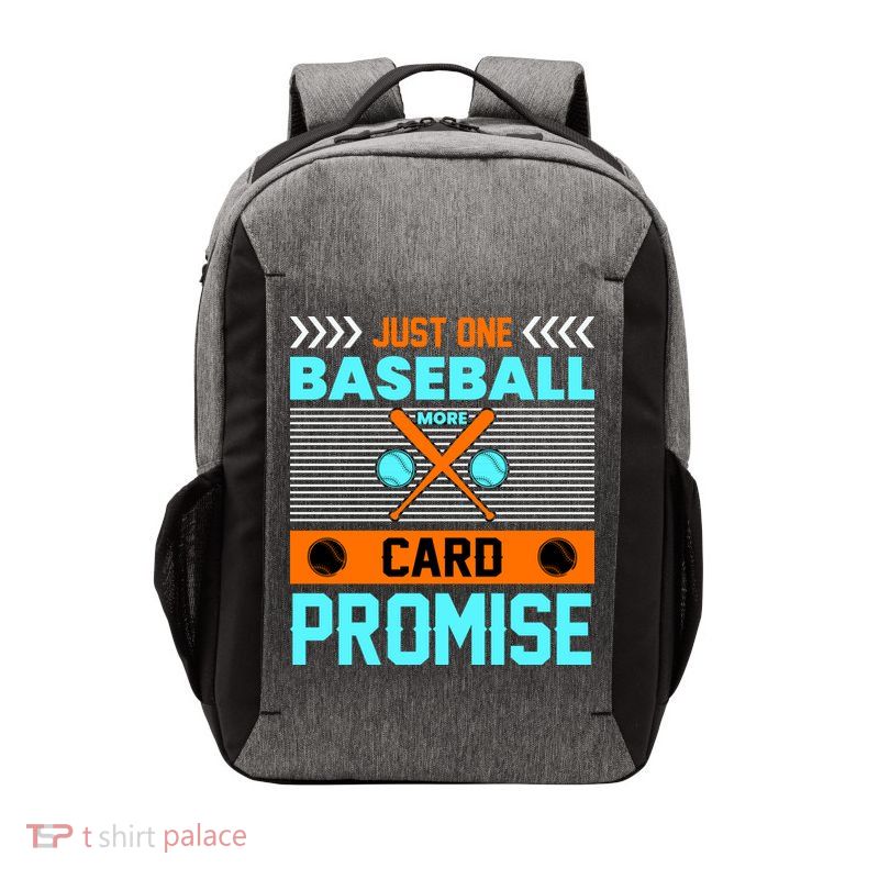 Funny Baseball Card Vector Backpack