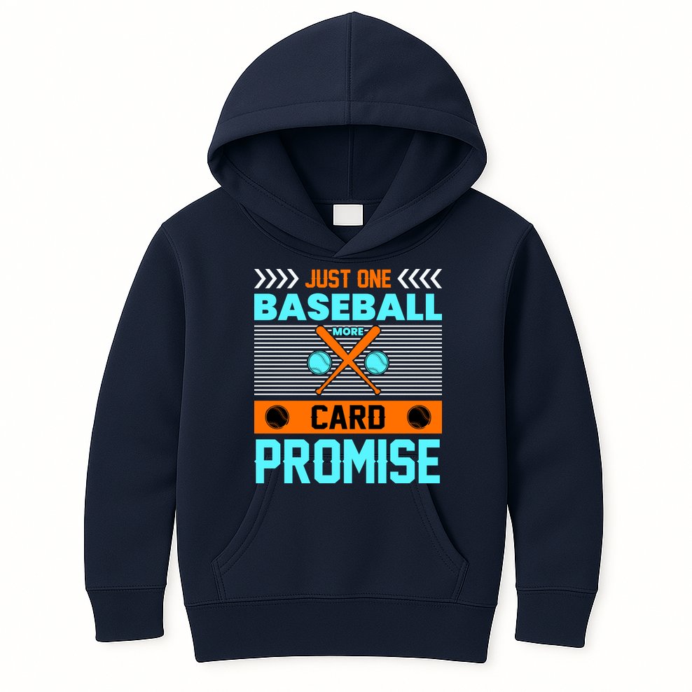 Funny Baseball Card Kids Hoodie