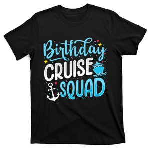 funny Birthday Cruise Squad Cruising Vacation T-Shirt