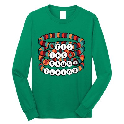 Friendship Bracelet Christmas Tis The Damn Season Long Sleeve Shirt