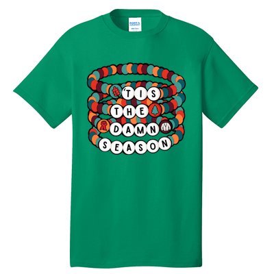 Friendship Bracelet Christmas Tis The Damn Season Tall T-Shirt