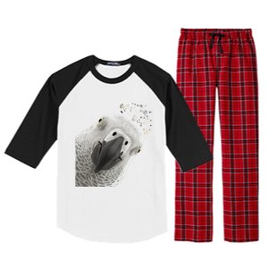 Funny Bird Curious African Gray Parrot Gift Raglan Sleeve Pajama Set