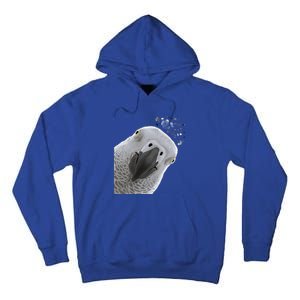 Funny Bird Curious African Gray Parrot Gift Tall Hoodie