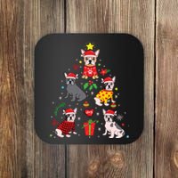 French Bulldog Christmas Ornament Tree Decor Funny Dog Gift Coaster