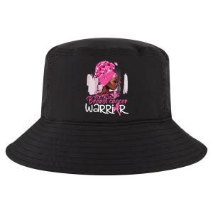 Fighting Breast Cancer Warrior Messy Bun Wear Pink Cool Comfort Performance Bucket Hat