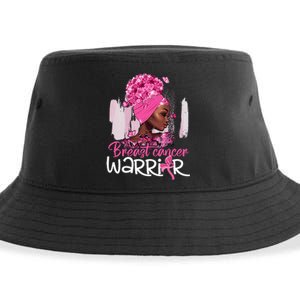 Fighting Breast Cancer Warrior Messy Bun Wear Pink Sustainable Bucket Hat