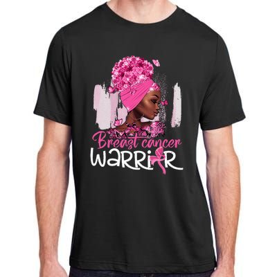 Fighting Breast Cancer Warrior Messy Bun Wear Pink Adult ChromaSoft Performance T-Shirt