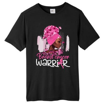 Fighting Breast Cancer Warrior Messy Bun Wear Pink Tall Fusion ChromaSoft Performance T-Shirt