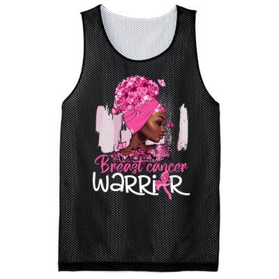 Fighting Breast Cancer Warrior Messy Bun Wear Pink Mesh Reversible Basketball Jersey Tank