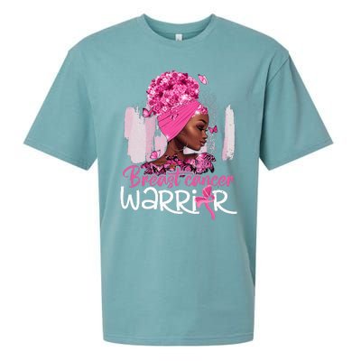 Fighting Breast Cancer Warrior Messy Bun Wear Pink Sueded Cloud Jersey T-Shirt