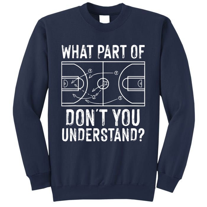 Funny Basketball Coach Design Men Women Ball Game Trainers Sweatshirt