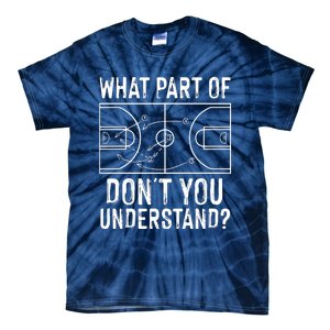 Funny Basketball Coach Design Men Women Ball Game Trainers Tie-Dye T-Shirt