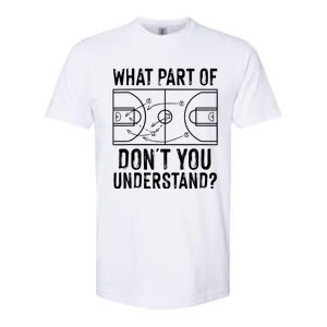 Funny Basketball Coach Design Men Women Ball Game Trainers Softstyle CVC T-Shirt