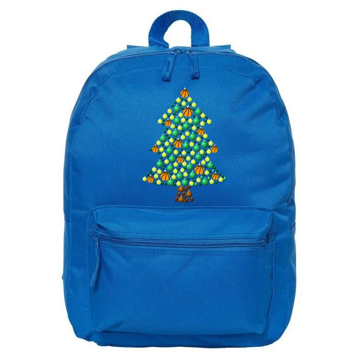 Fun Basketball Christmas Basketball Tree Meaningful Gift 16 in Basic Backpack