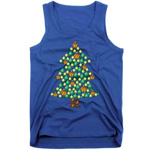 Fun Basketball Christmas Basketball Tree Meaningful Gift Tank Top