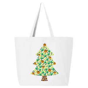 Fun Basketball Christmas Basketball Tree Meaningful Gift 25L Jumbo Tote