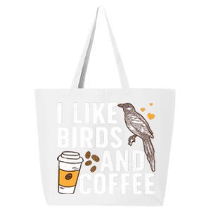 Funny Birds Coffee Design For Men Women Bird Lover Coffee 25L Jumbo Tote