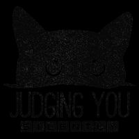 Funny Black Cat Judging You Silently Sarcastic Cat Mom Gift Sweatshirt