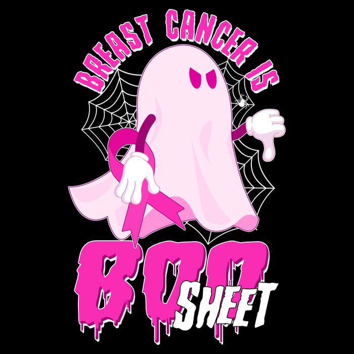 Funny Breast Cancer Is Boo Sheet Halloween Ghost Impact Tech Backpack