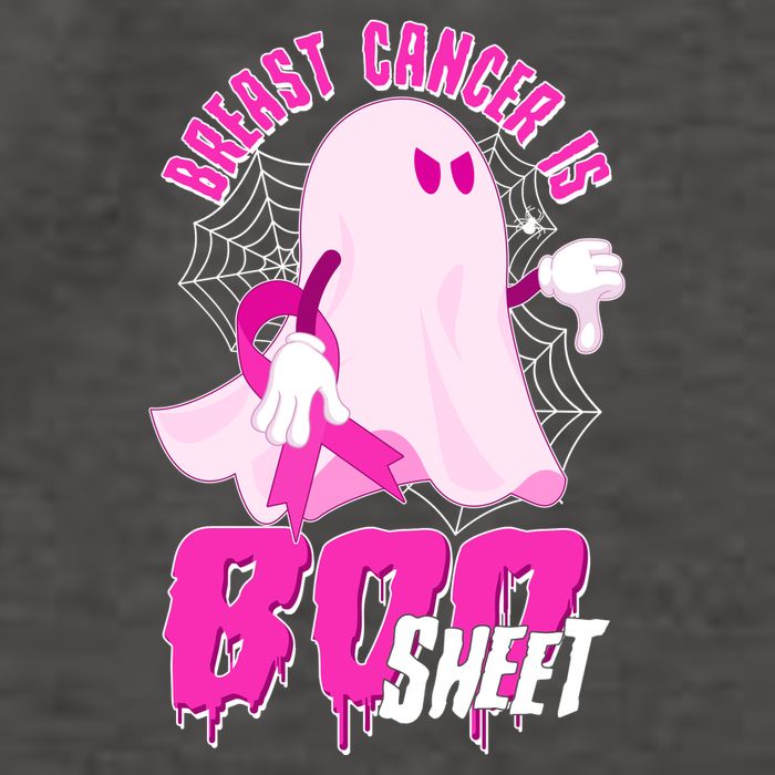 Funny Breast Cancer Is Boo Sheet Halloween Ghost Vector Backpack