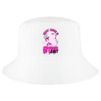 Funny Breast Cancer Is Boo Sheet Halloween Ghost Cool Comfort Performance Bucket Hat