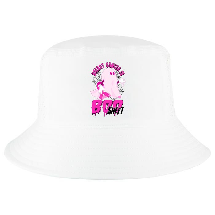 Funny Breast Cancer Is Boo Sheet Halloween Ghost Cool Comfort Performance Bucket Hat