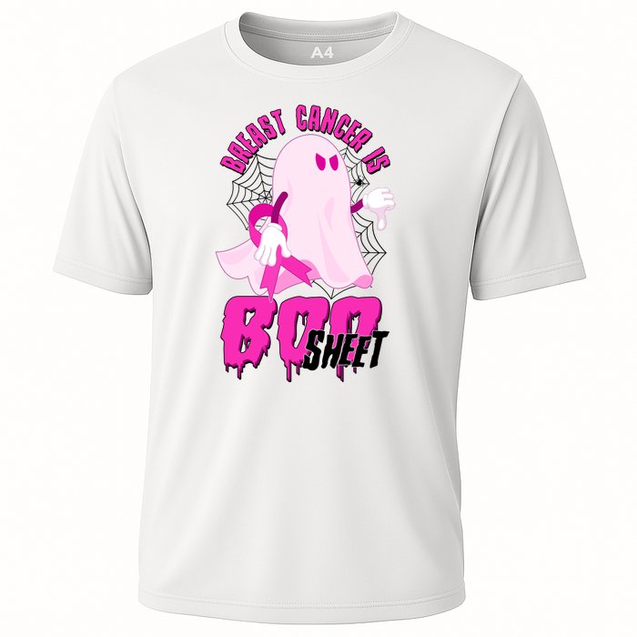 Funny Breast Cancer Is Boo Sheet Halloween Ghost Cooling Performance Crew T-Shirt