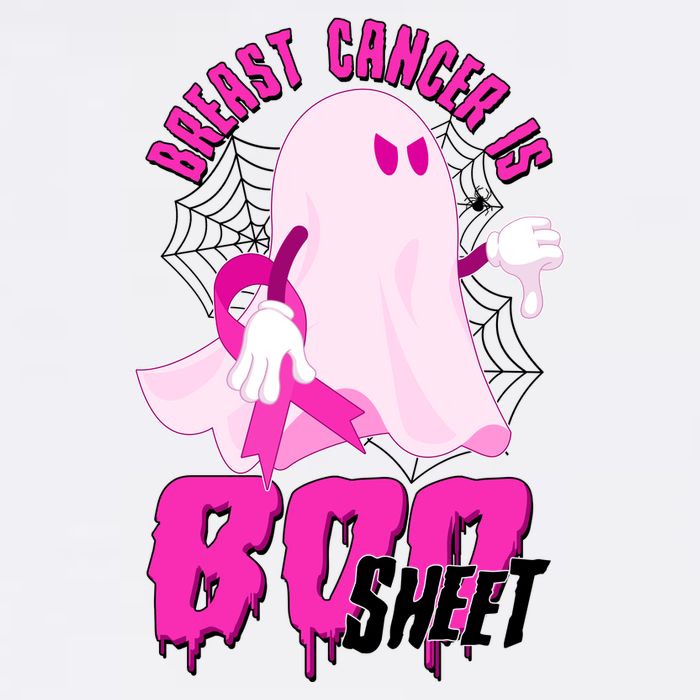 Funny Breast Cancer Is Boo Sheet Halloween Ghost Cooling Performance Crew T-Shirt