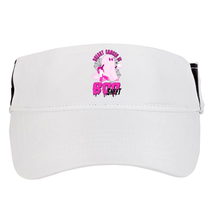 Funny Breast Cancer Is Boo Sheet Halloween Ghost Adult Drive Performance Visor