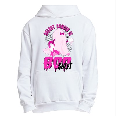 Funny Breast Cancer Is Boo Sheet Halloween Ghost Urban Pullover Hoodie