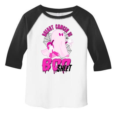 Funny Breast Cancer Is Boo Sheet Halloween Ghost Toddler Fine Jersey T-Shirt