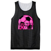 Fight Breast Cancer Soccer Mesh Reversible Basketball Jersey Tank