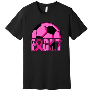 Fight Breast Cancer Soccer Premium T-Shirt