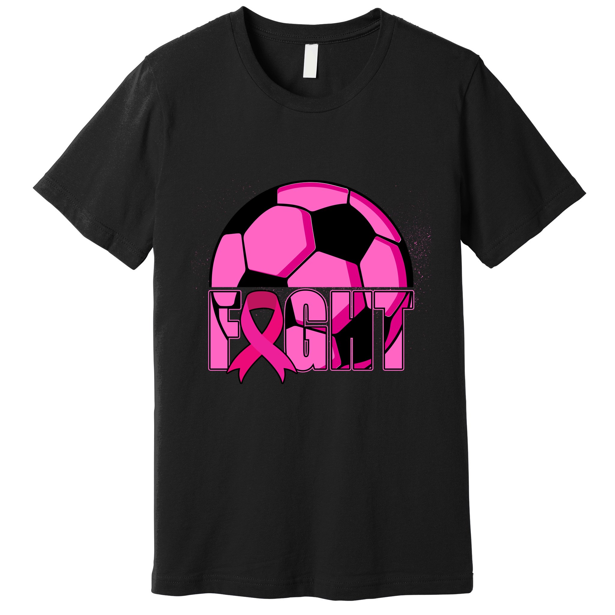 Fight Breast Cancer Soccer Premium T-Shirt