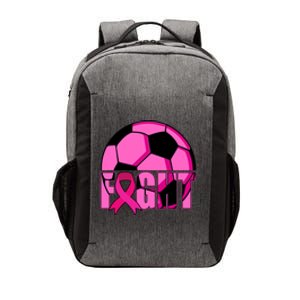 Fight Breast Cancer Soccer Vector Backpack