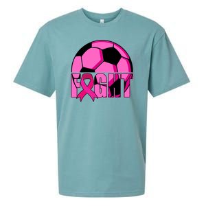 Fight Breast Cancer Soccer Sueded Cloud Jersey T-Shirt