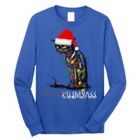 Funny Black Cat Merry Myass Xmas Pajamas Chritsmas Gift Long Sleeve Shirt